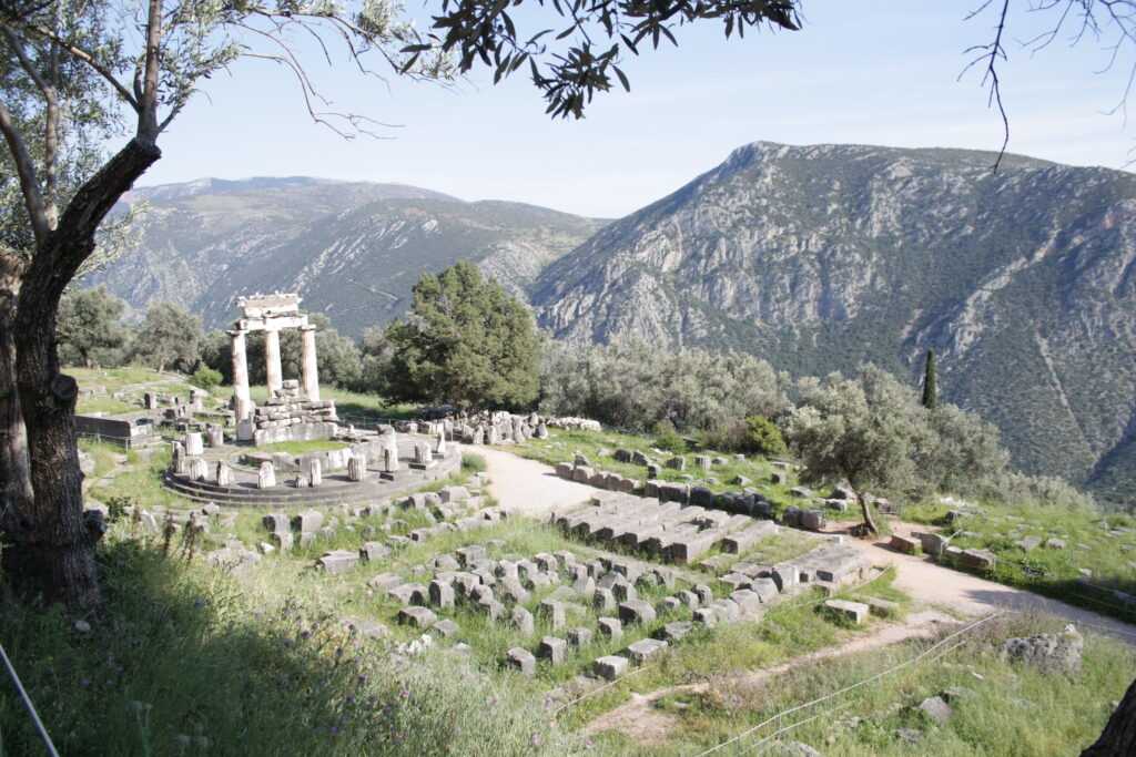 overlooking ruins at Delphi Greece a perfect summer travel choice