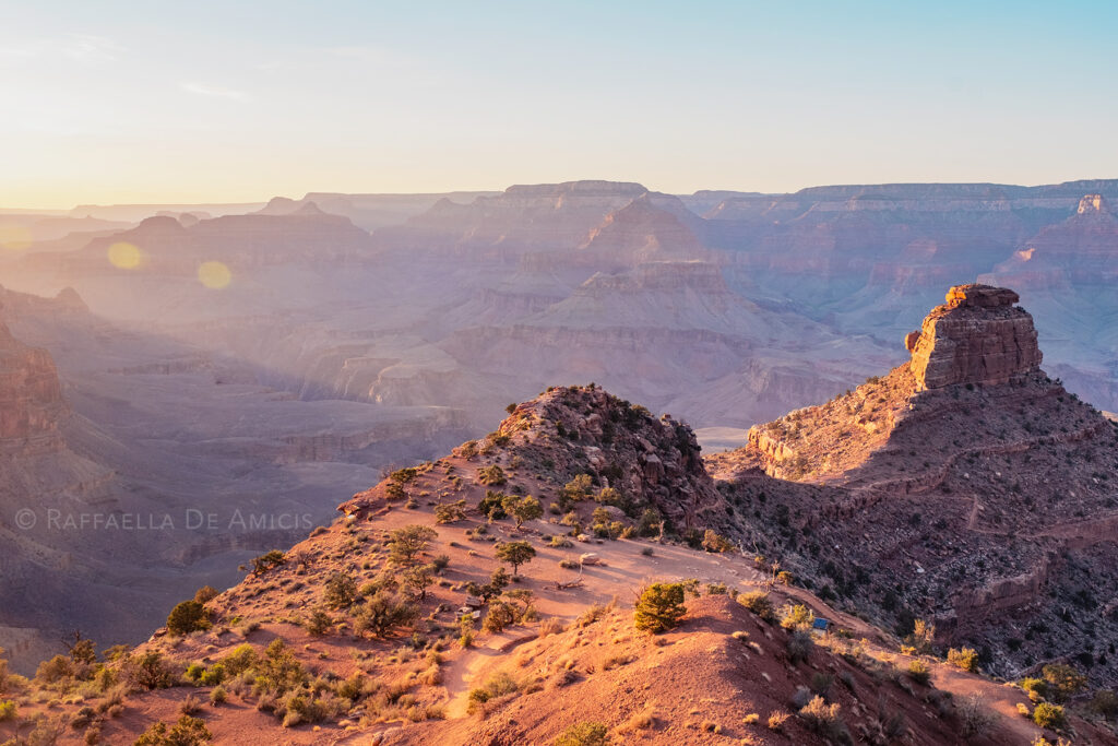 ooh ah point grand canyon sunset