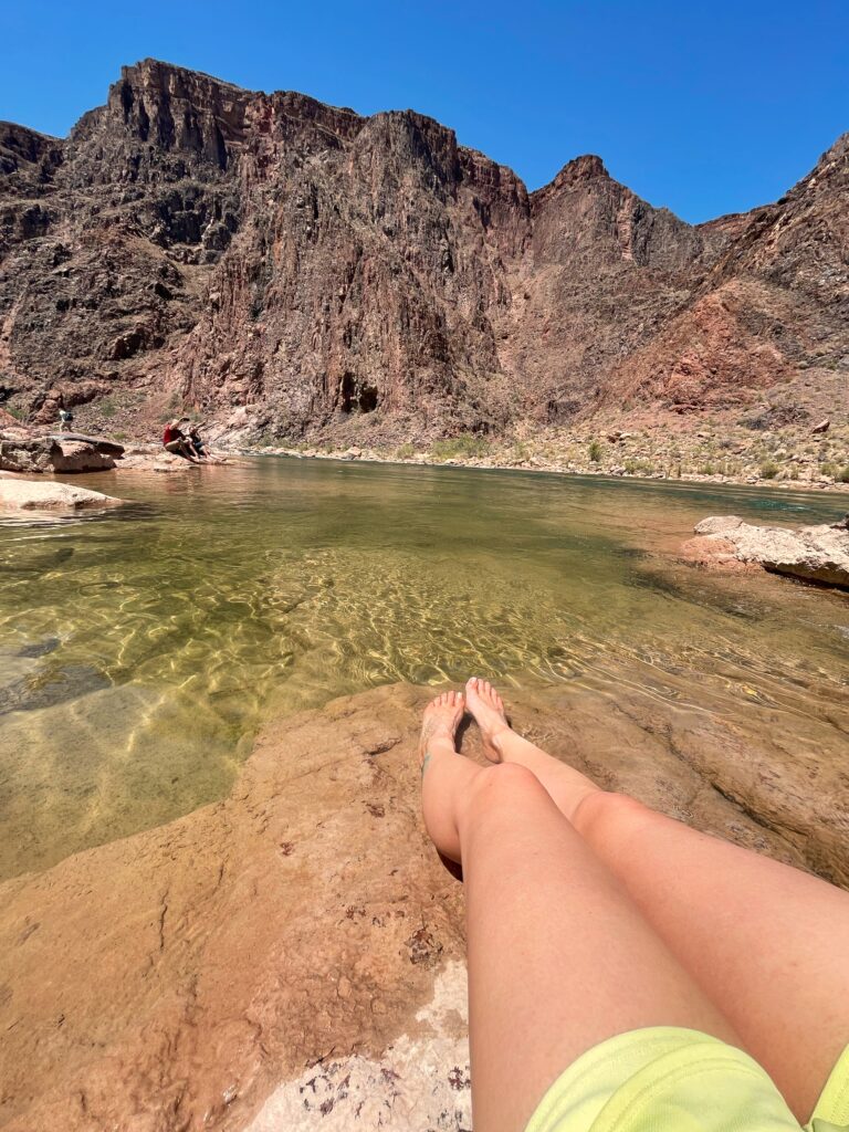 cooling off in the colorado river