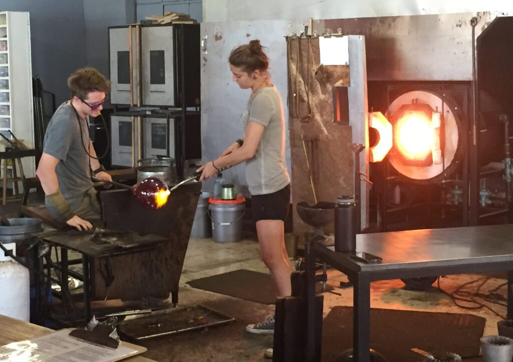 glass blowers in asheville, nc