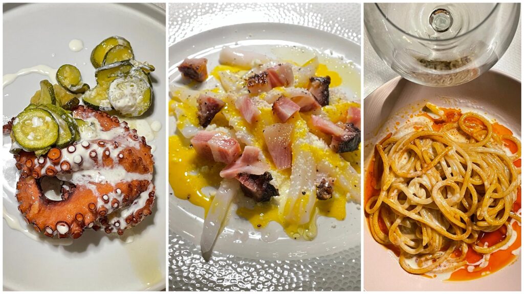 modern Italian cuisine at Gaia Osteria in Monopoli, Italy